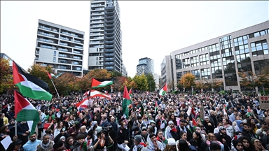 Bruxelles : Des milliers de manifestants protestent contre l'agression israélienne sur Gaza et le Liban