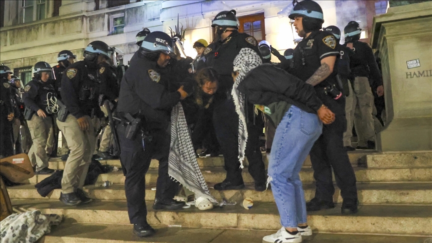 Police arrest 13 pro-Palestine protesters at US university