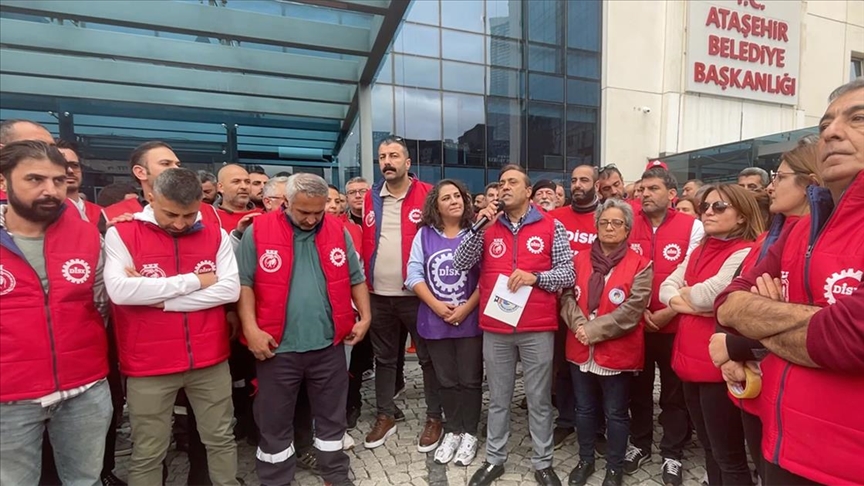 Ataşehir Belediyesinde grev kararı işçilerce asıldı