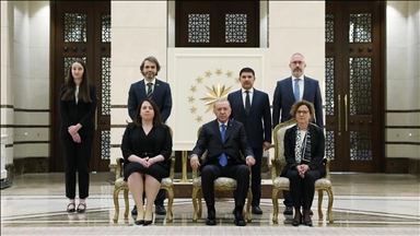 New ambassadors present their credentials to Turkish President Erdogan