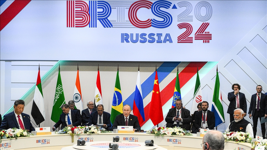 BRICS economic group holds expanded talks on day 2 of summit in Russia