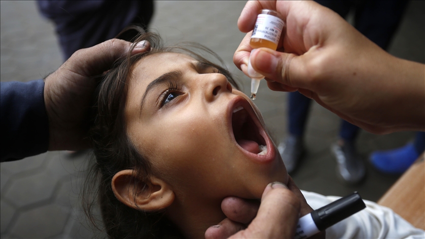 UN chief raises concern about postponement of 2nd-dose polio vaccination in Gaza amid Israeli assault