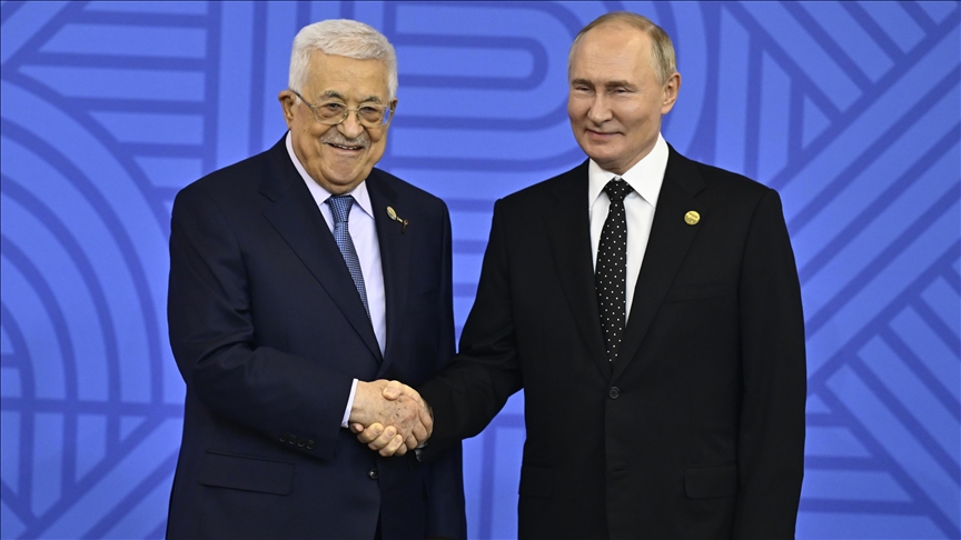 Rusya Devlet Başkanı Putin, Filistin Devlet Başkanı Abbas ile görüştü