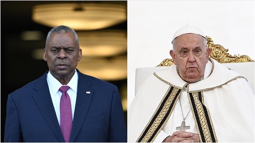 US defense secretary meets pope to discuss global security issues