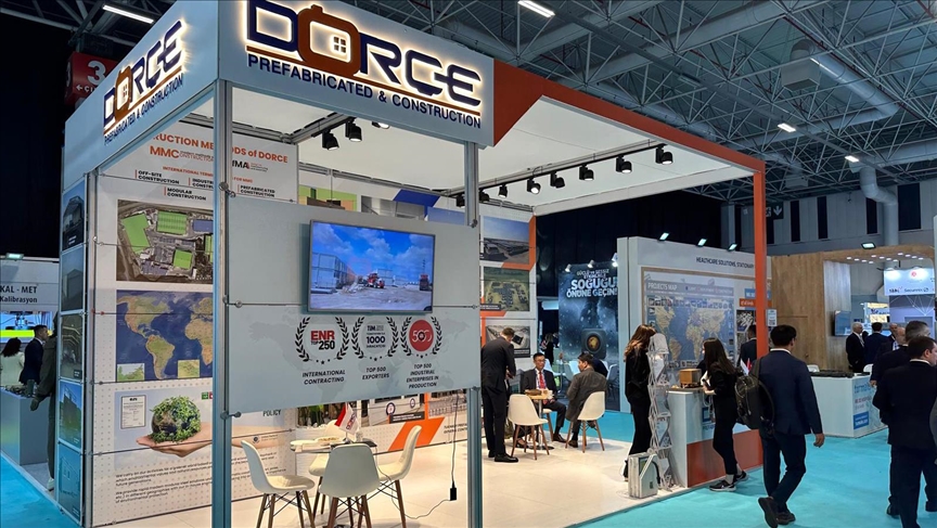 Turkish builder Dorce showcases innovative modular building solutions at defense expo in Istanbul