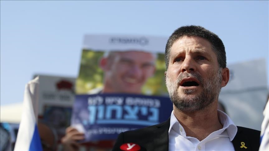 Israel's far-right extremist Finance Minister Smotrich unlikely to win seat in parliament if polls held today: Survey