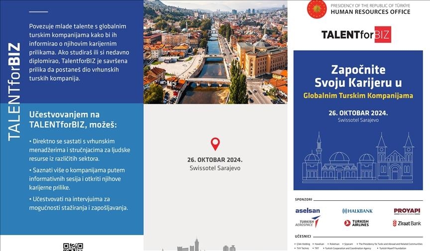 Sajam karijera "TalentforBIZ" sutra u Sarajevu: Prilika za posao u velikim turskim kompanijama