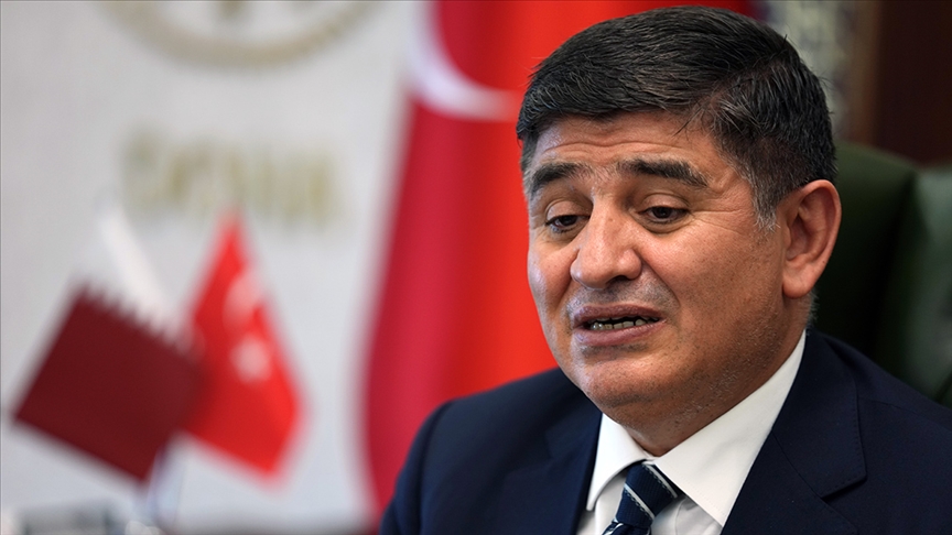 Türkiye'nin Doha Büyükelçisi Göksu, Katar'ın sembolik binalarına Türk bayrağının yansıtılacağını söyledi