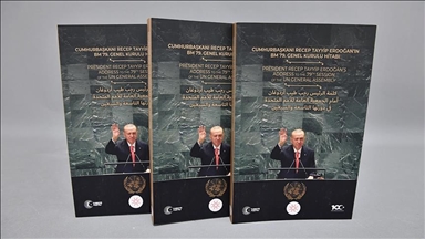 Turkish president’s speech at UN General Assembly now available as book