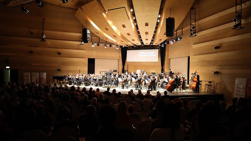 Macaristan'da Cumhurbaşkanlığı Senfoni Orkestrası konser verdi