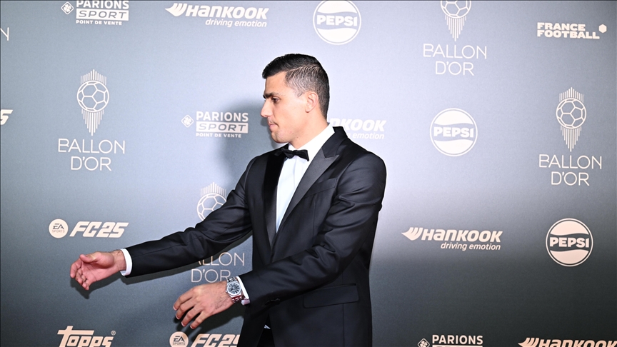 Manchester City’s Rodri wins 2024 Men’s Ballon d’Or award