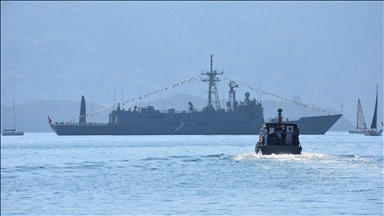 Muğla'da askeri gemiler ve botlar ziyarete açıldı