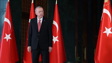 Cumhurbaşkanı Erdoğan, 29 Ekim Cumhuriyet Bayramı tebriklerini kabul etti