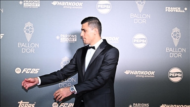 Manchester City's Rodri wins 2024 Men's Ballon d'Or award