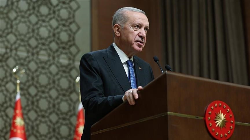 Israel took hostage institutions protecting peace, human rights: Turkish president