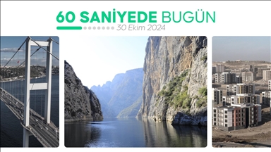 60 saniyede bugün (30 Ekim 2024)