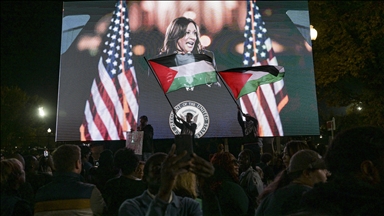 Harris faces Gaza protest during Ellipse 