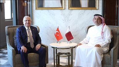 Turkish defense minister meets with Qatari counterpart