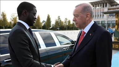 Turkish president welcomes his Senegalese counterpart in Ankara