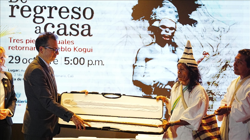 Germany returns 3 historical artifacts to Kogui Indigenous community in Colombia
