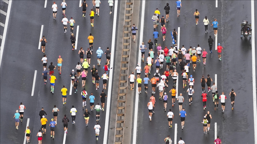 46. İstanbul Maratonu'nda halk koşusu yapıldı