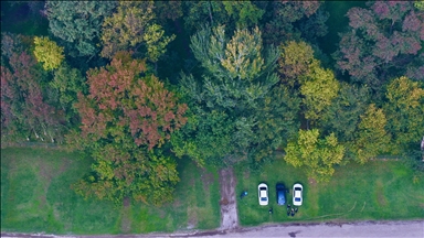 Gölyaka Kültür Park, ziyaretçilerini "sonbaharın tonları" eşliğinde ağırlıyor