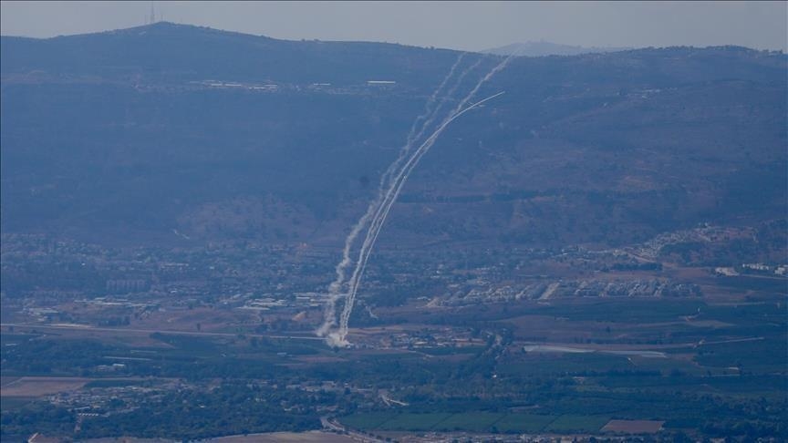 Israeli army says 60 rockets fired from Lebanon, 4 drones intercepted