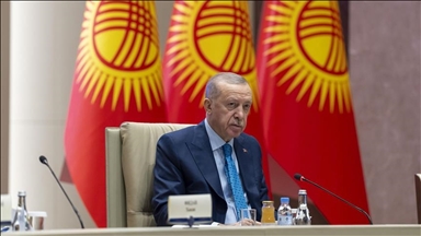 Turkish president urges Turkic unity for just resolution of Palestinian issue