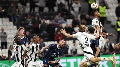 Besiktas secures narrow win over Malmo in UEFA Europa League