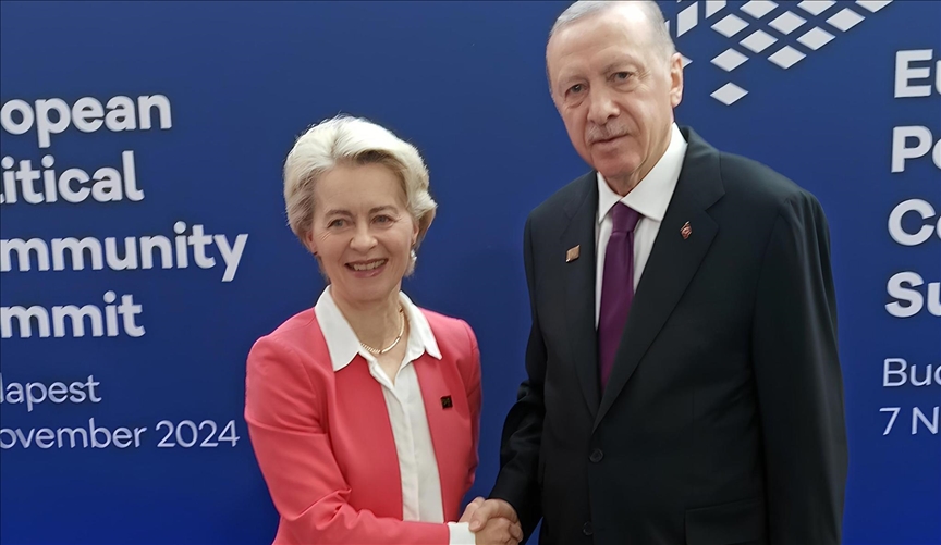 Erdogan y Von der Leyen abordan los ataques de Israel a Palestina 