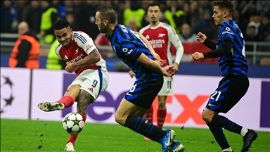 Inter Milan upset Arsenal 1-0 in UEFA Champions League