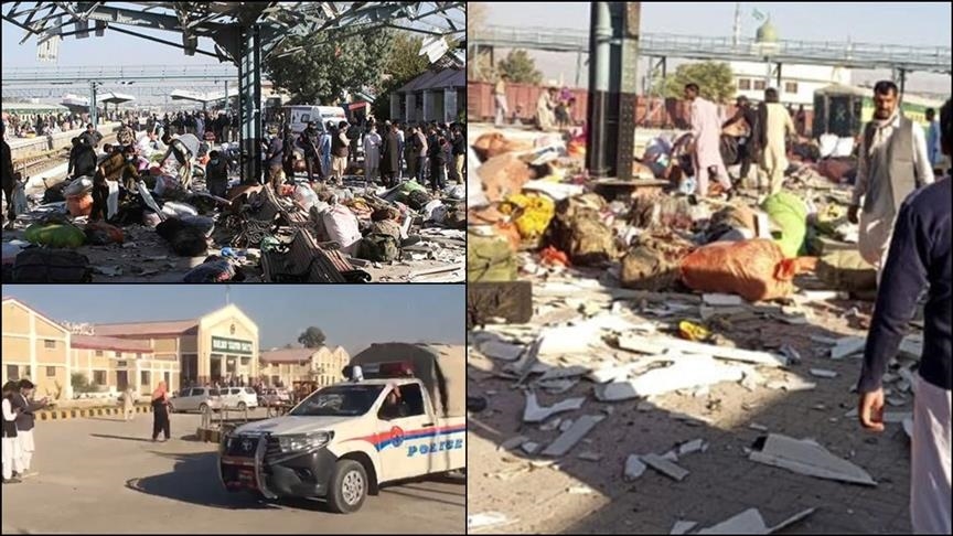 В результате взрыва на ж/д станции в Пакистане погибли не менее 26 человек 