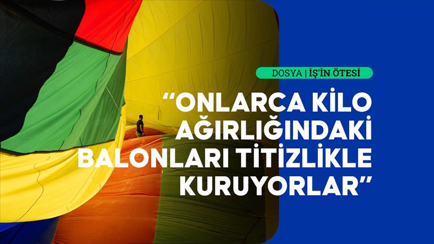 Kapadokya'nın balon pilotları uçuş güvenliği için gökyüzünde orkestra uyumuyla hareket ediyor