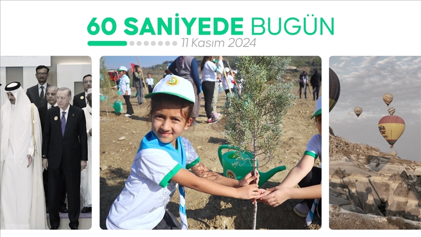 60 saniyede bugün (11 Kasım 2024)