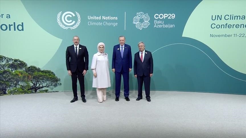 بە بەشداری سەرکۆمار ئەردۆغان کۆنفرانسی گۆڕانی کەشوهەوا COP29 دەستیپێکرد