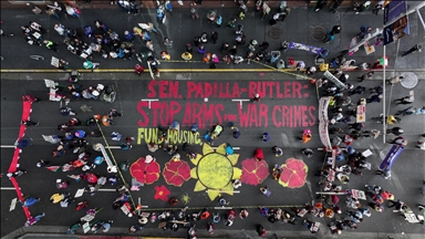 Protesters gather in San Francisco to demand end to US support for Israel’s war in Gaza