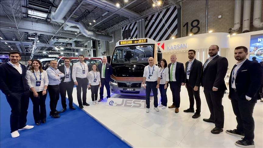 Turkish firm Karsan showcases electric minibus at Euro Bus Expo in UK