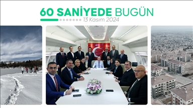 60 saniyede bugün (13 Kasım 2024)