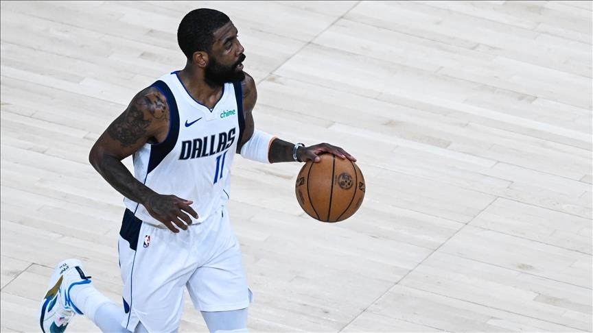 Dallas Mavericks star Kyrie Irving wears Palestine chain to show solidarity