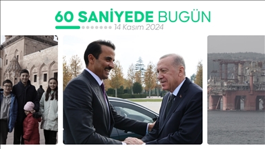 60 saniyede bugün (14 Kasım 2024)