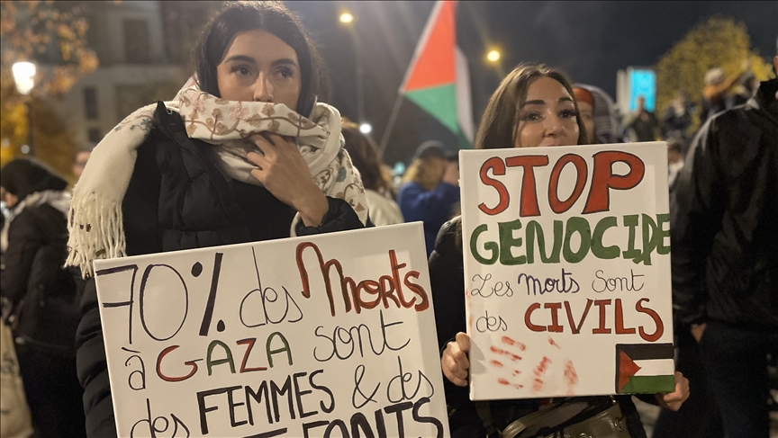 Protesti u Parizu: Demonstranti uzvikivali "Živjela borba palestinskog naroda"