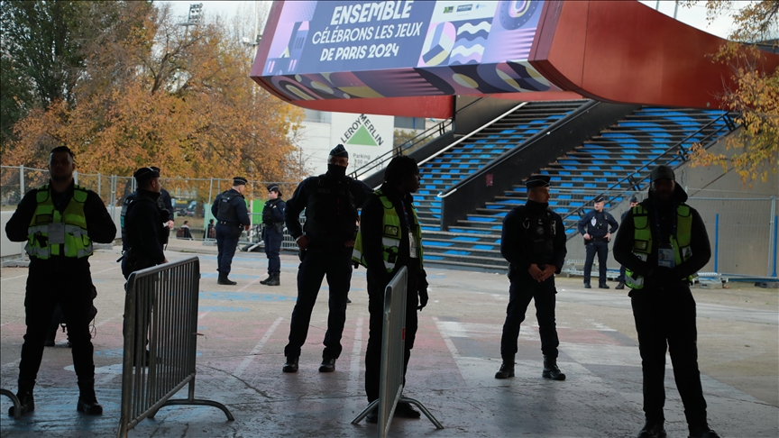 France faces Israel in football match amid record-low attendance due to security concerns