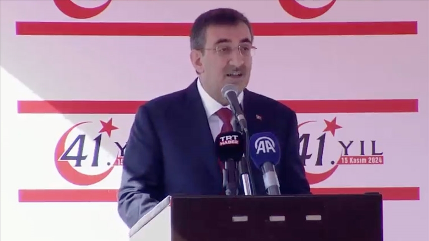 Cumhurbaşkanı Yardımcısı Yılmaz: Kıbrıs Türkleri, devletini kurarak bağımsızlık yolunda önemli adım atmıştır