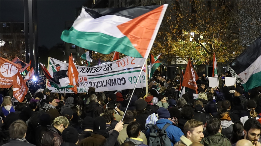 Pro-Palestine Protest Erupts in Saint-Denis Against France-Israel Soccer Match Amid Gaza Tensions