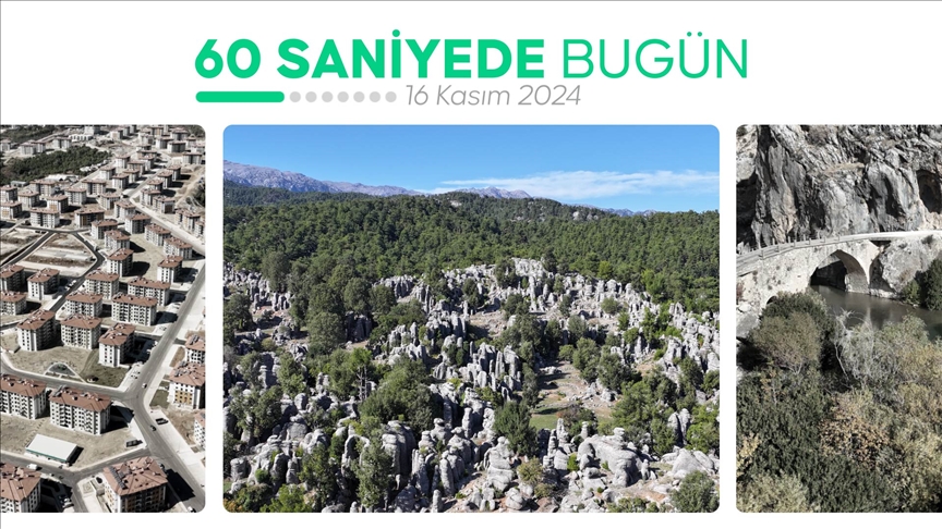 60 saniyede bugün (16 Kasım 2024)