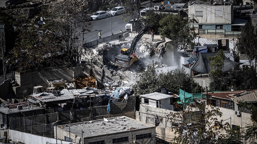 Filistin, İsrail'in Kudüs'ün Bostan Mahallesi'ndeki yıkımlarını "etnik temizlik suçu" olarak tanımladı