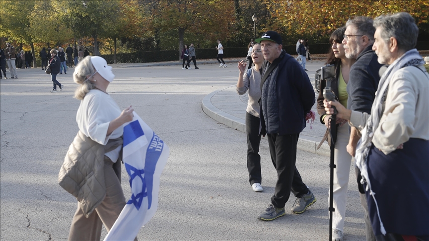 Madrid protest supports Palestine, foils pro-Israel provocation