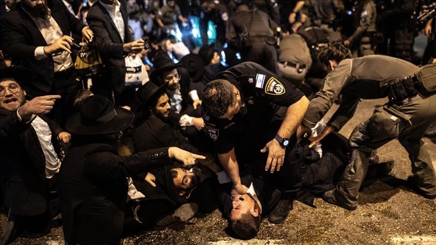 Clashes erupt in central Israel amid protests over conscription of ultra-Orthodox Jews