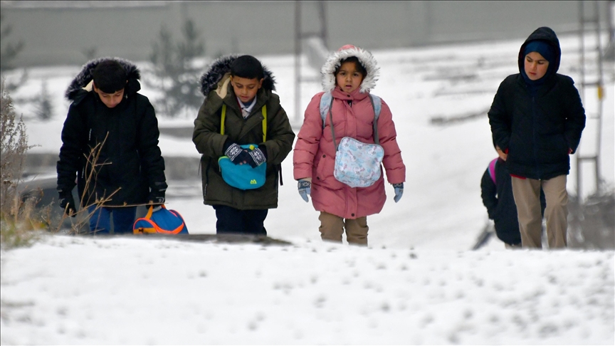 Kars, Ardahan, Ağrı ve Tunceli'de kar yağışı etkili oldu