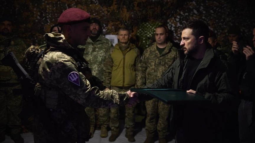 Зеленский прибыл в прифронтовой район в Донецкой области